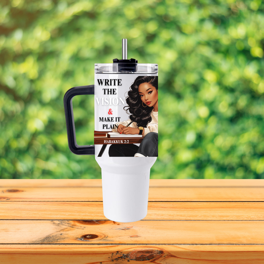 Write The Vision 40oz Tumbler